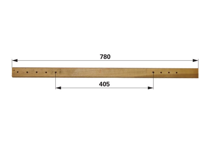 Treibstangenholz L 780 mm – passend für Busatis T540 GartenShop24