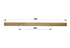 Treibstangenholz L 780 mm – passend für Busatis T540 GartenShop24