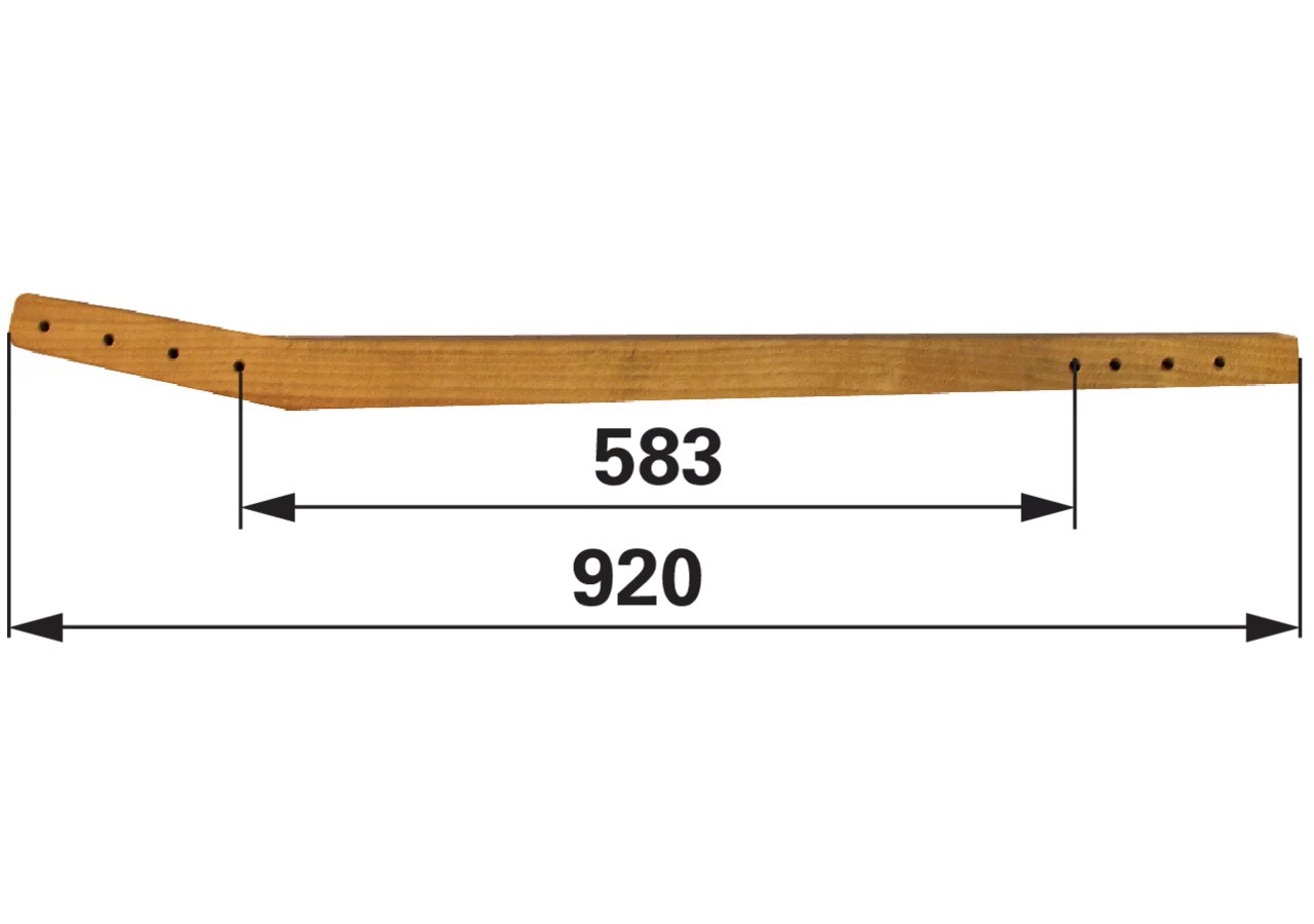 Treibstangenholz L 920 mm – passend für Mörtl N73 AG GartenShop24
