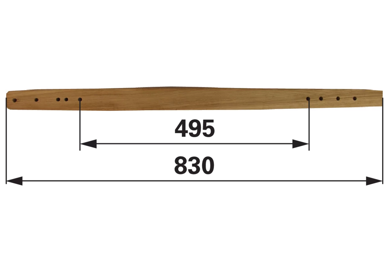 Treibstangenholz L 830 mm – passend für Mörtl N73D GartenShop24