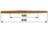 Treibstangenholz L 830 mm – passend für Mörtl N73D GartenShop24