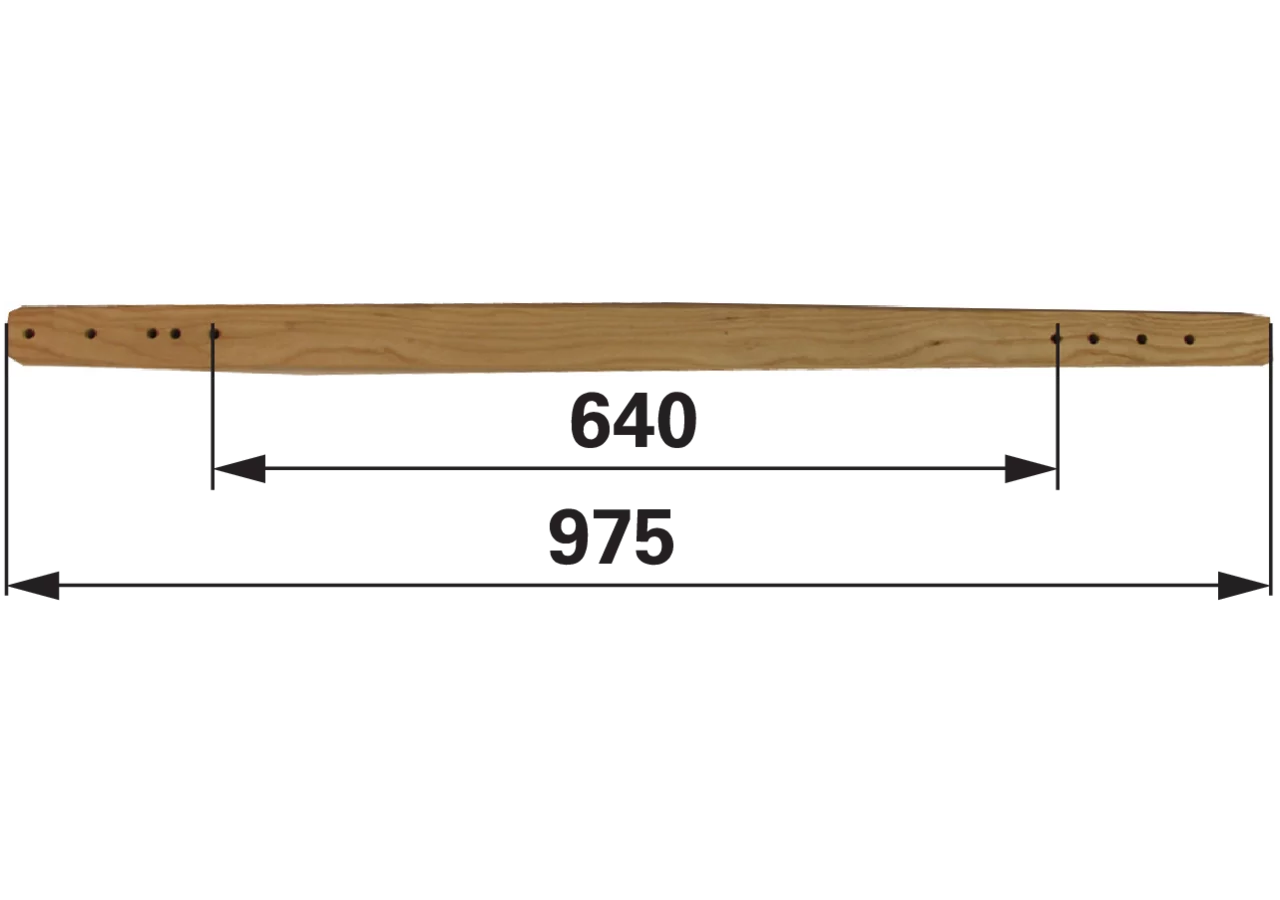 Treibstangenholz L 975 mm – passend für Mörtl N73F GartenShop24