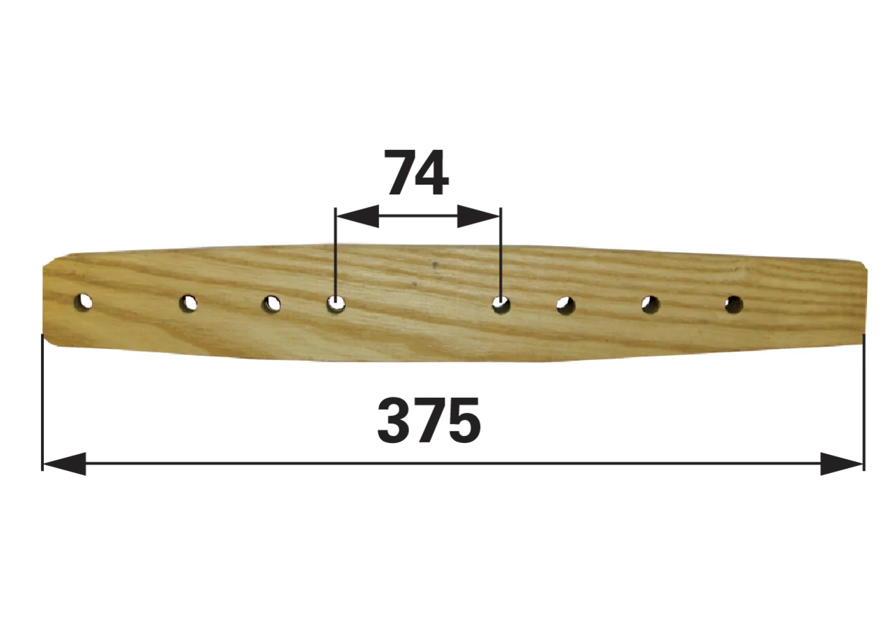 Treibstangenholz L 375 mm – passend für Ferguson MF73 GartenShop24
