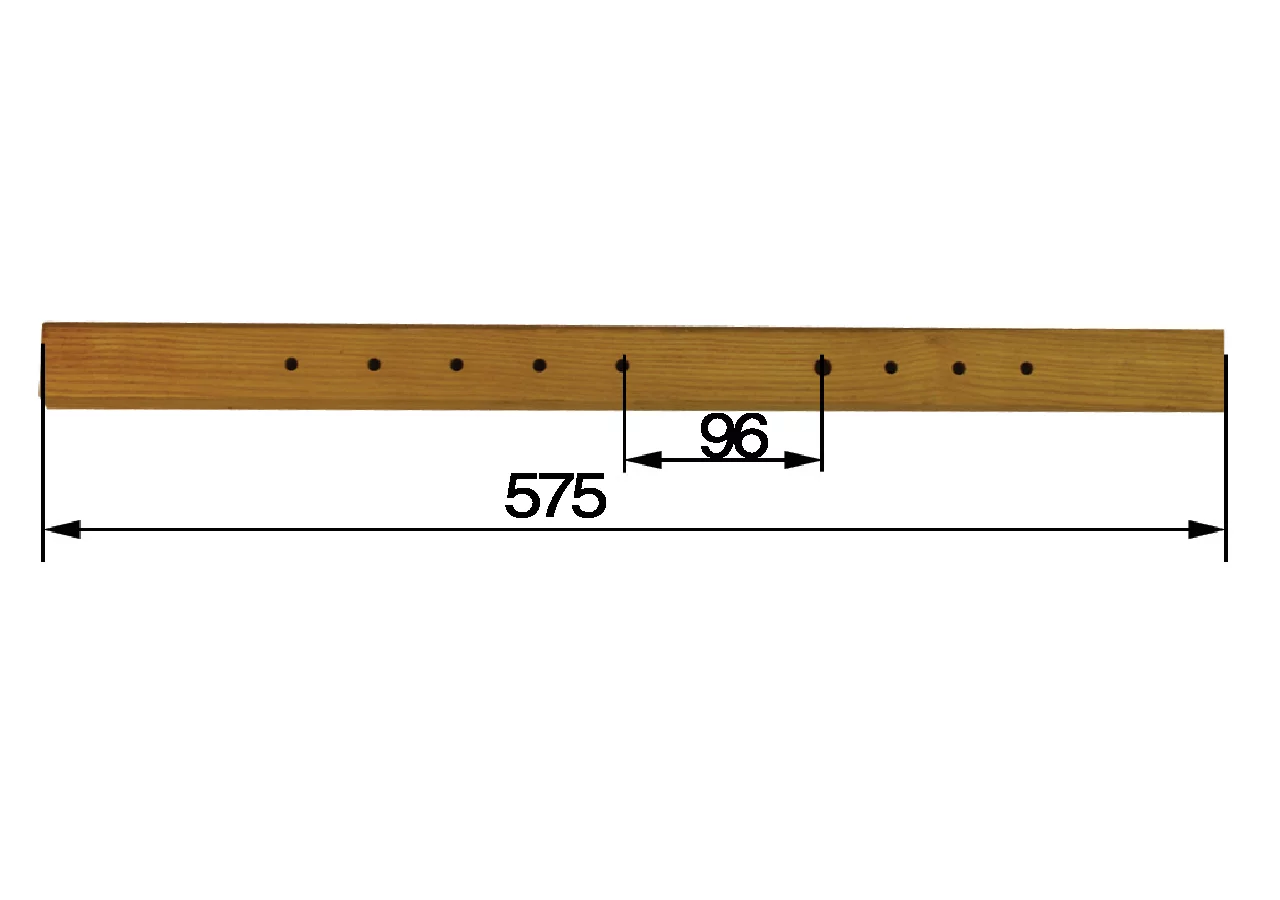 Treibstangenholz L 575 mm – passend für Steyr 807235 GartenShop24