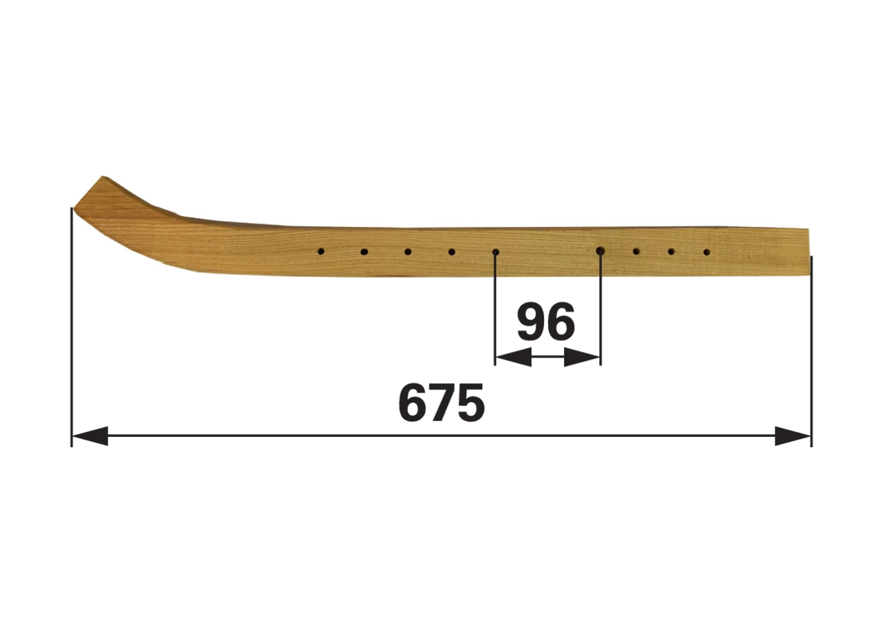 Treibstangenholz L 675 mm – passend für Steyr T80A GartenShop24