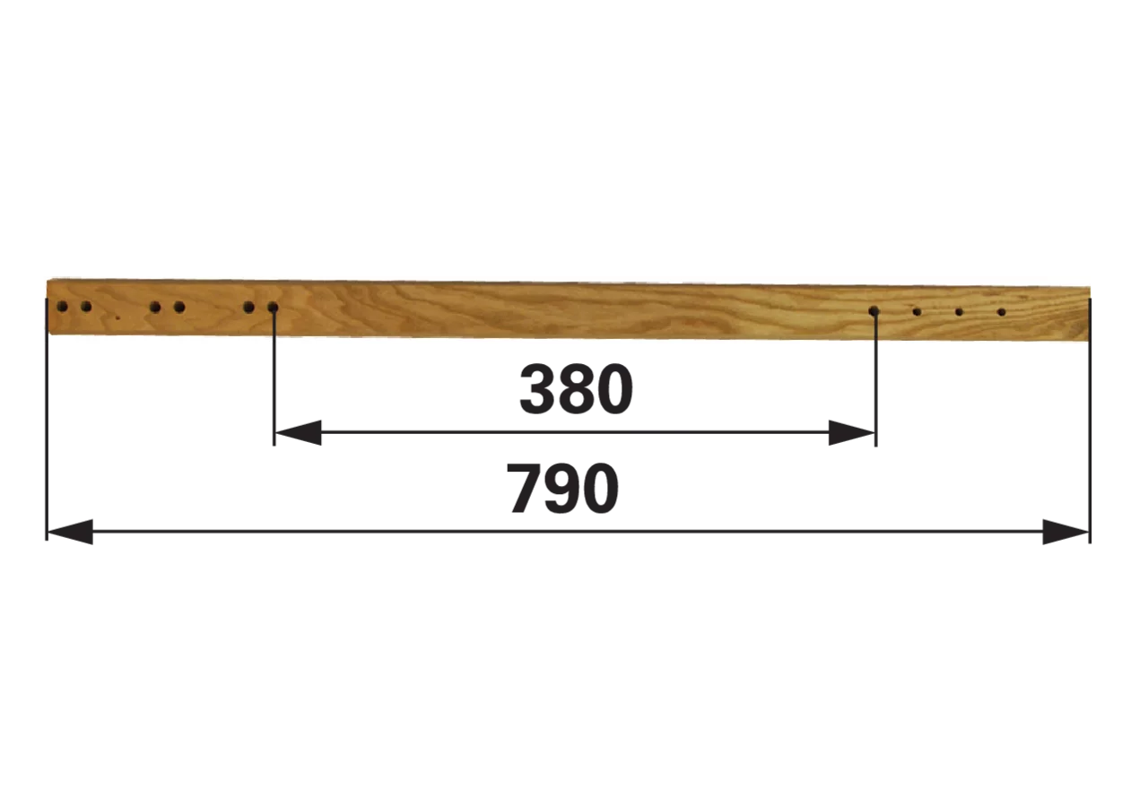 Treibstangenholz L 790 mm – passend für Steyr PH540 GartenShop24