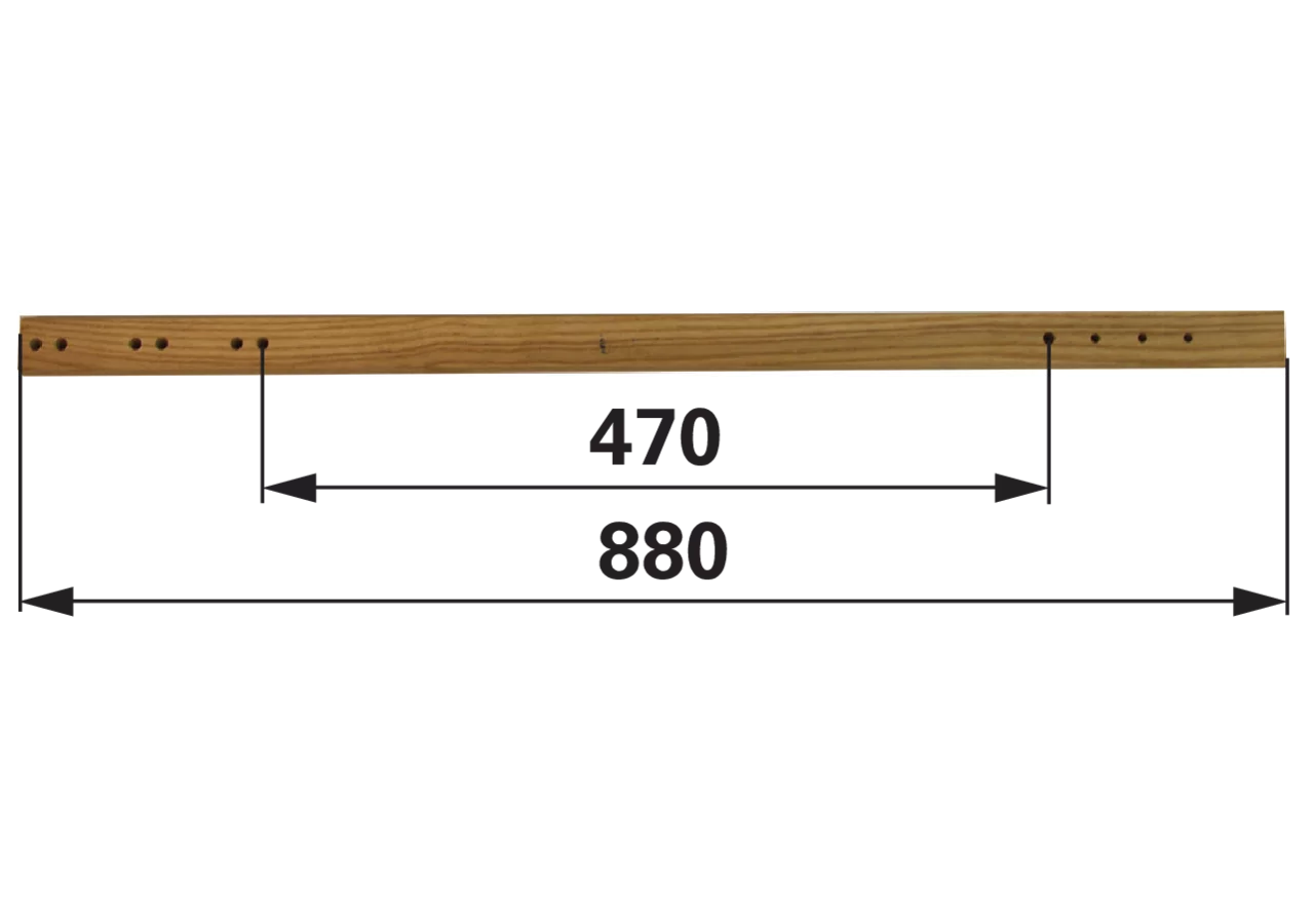 Treibstangenholz L 880 mm – passend für Steyr PH650 GartenShop24