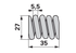 Schwadblechfeder Aebi 107.2704 Aebi