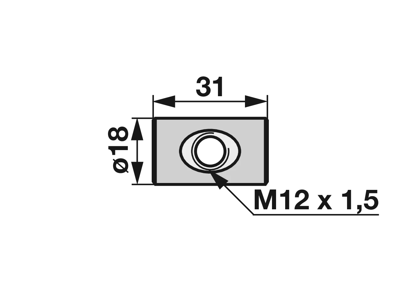 Rundmutter M12 x 1,5 mm – passend für Mörtl N67F GartenShop24