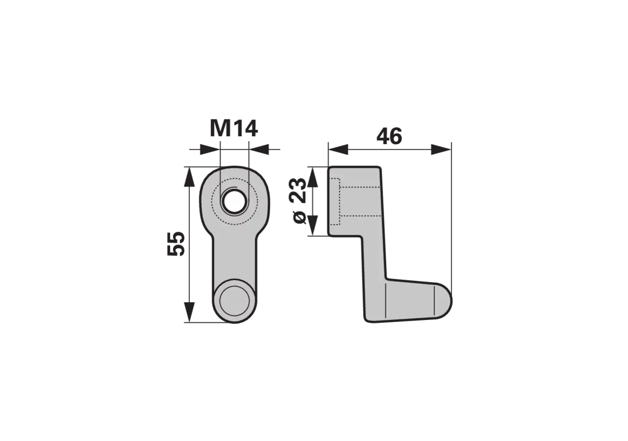 Hebelmutter M14 – passend für Mörtl N121 GartenShop24