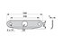 Federblech L 144 mm Rapid 257113 Rapid