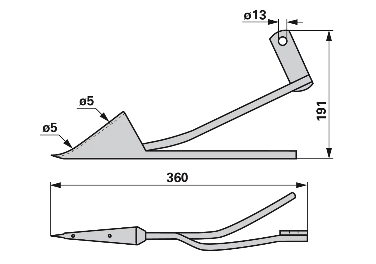 Trennstab – passend für Aebi AM341201 GartenShop24