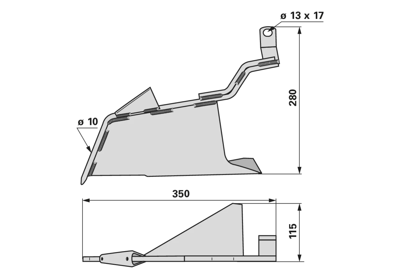 Grasteiler Aebi AM2202801 Aebi