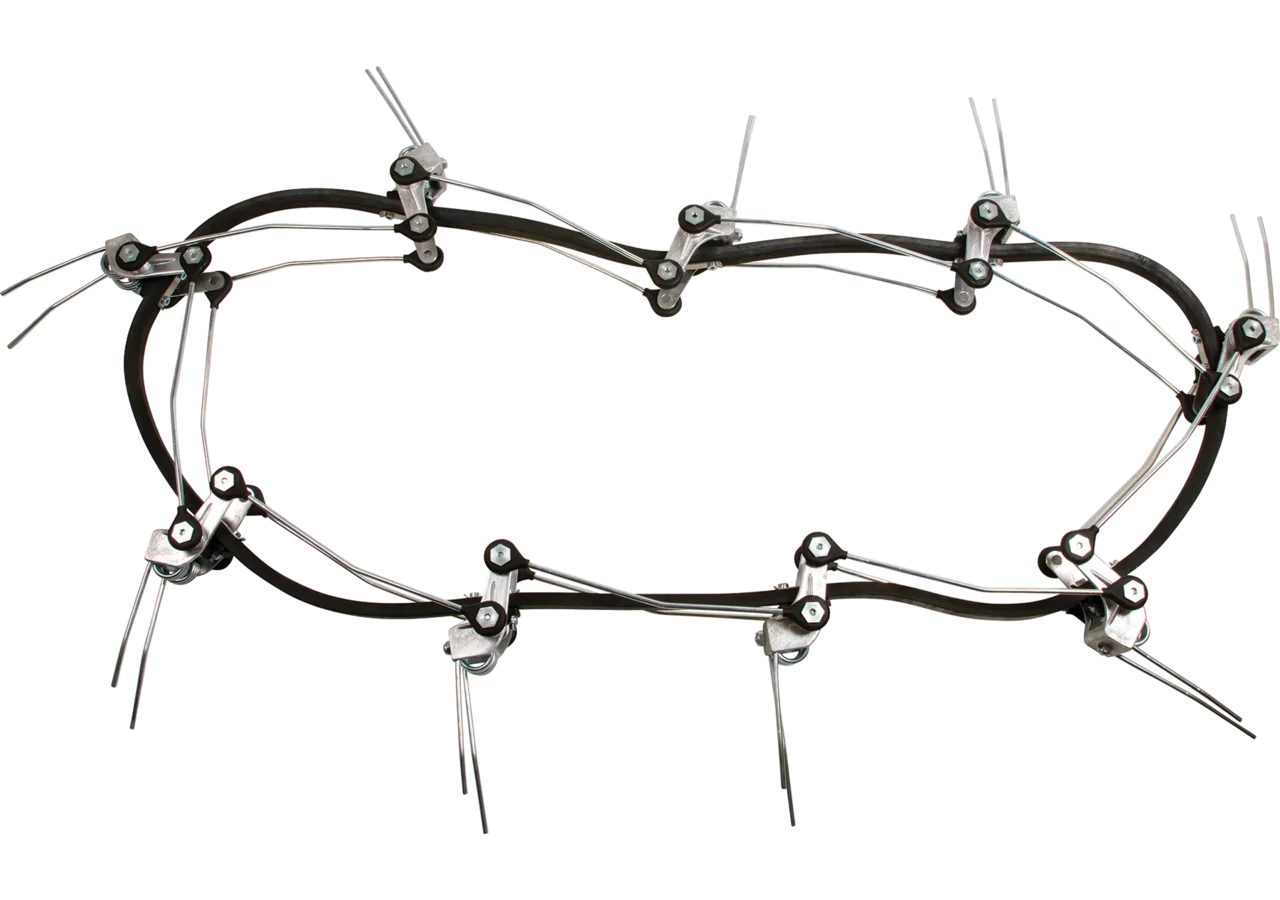 Zinkenband B 32 x L 3.454 mm, 9 Zinken gebogen – passend für Rapid 257540 GartenShop24