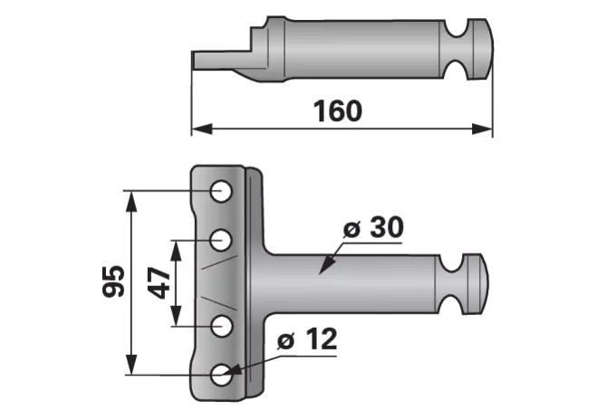 Tragzapfen ESM 3730050 ESM