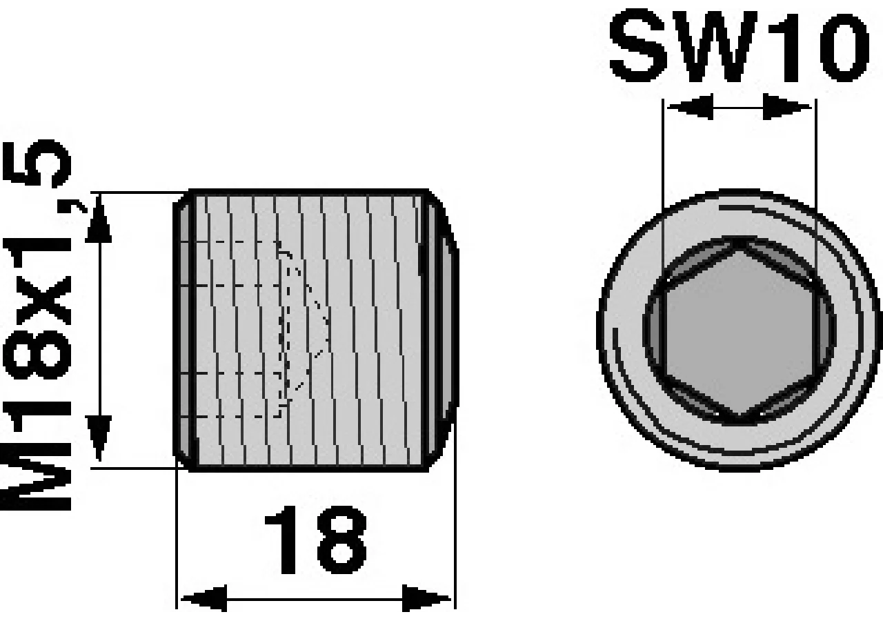 Messerhalterschraube M18 x 1,5 x 18 mm – passend für Busatis SS301 GartenShop24