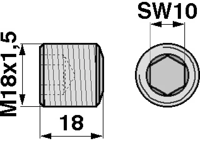 Messerhalterschraube M18 x 1,5 x 18 mm – passend für Busatis SS301 GartenShop24