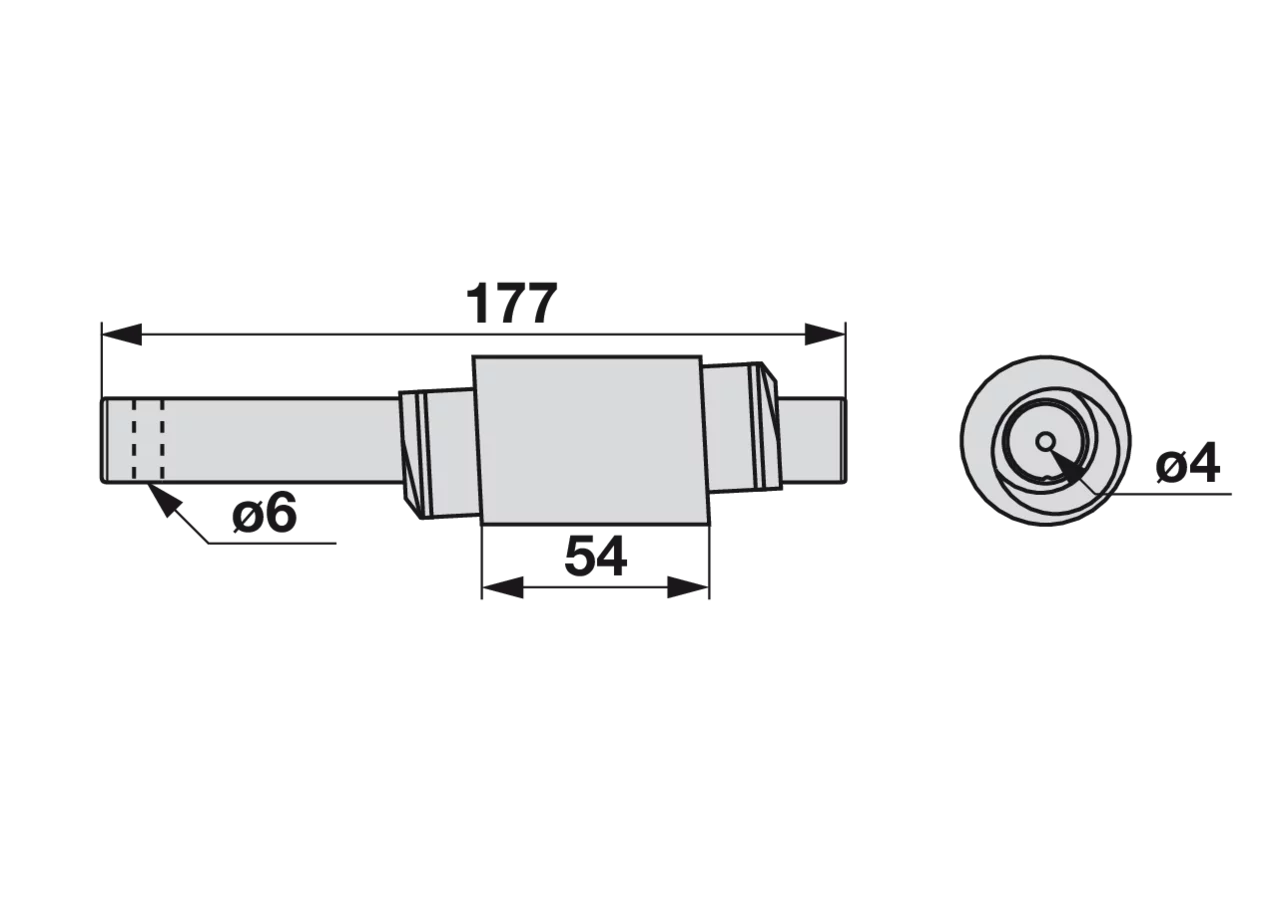 Taumelwelle L 177 mm Reform TI DC-361-001 GartenShop24