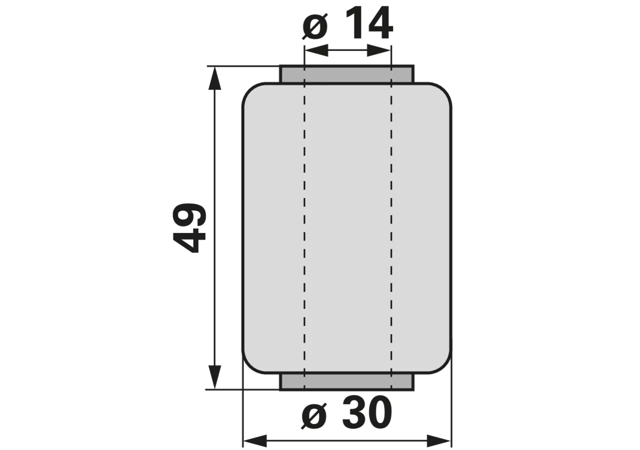 Silentblock zu Abdeckblech BCS 300.10141.0 BCS