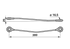 Lenkstange LA 380 mm, vorne – passend für Rapid 257544 GartenShop24