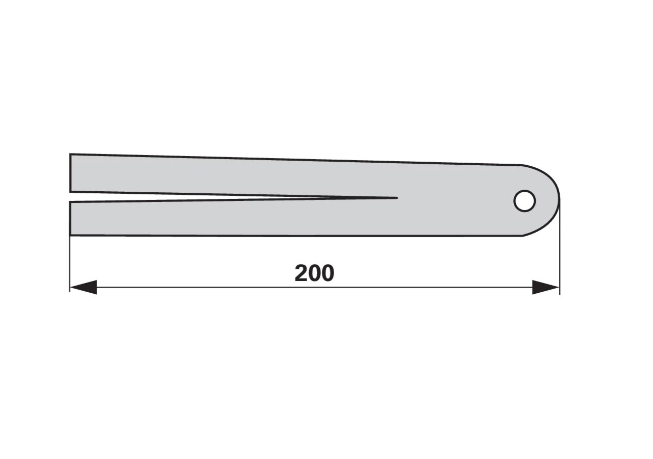 Schläger – passend für 200x25x13mm GartenShop24