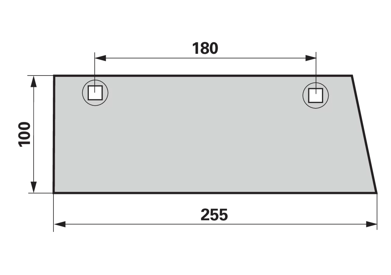 Stockräumschare – passend für Braun 001198 GartenShop24