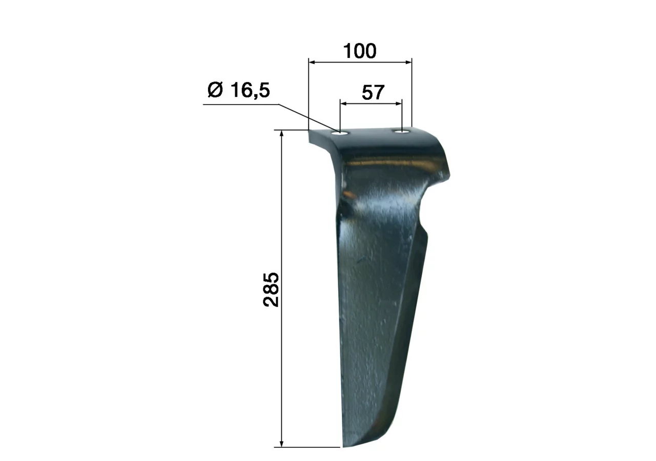 Kreiseleggenzinke rechts, 12mm GartenShop24