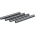 Milchschlauch-Set Gummi ID 8,5 x L 150 mm mit weißem Streifen, 4 Stück