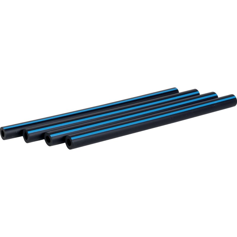 Miele Luftschlauch-Set Gummi AD 13,5 x ID 6,5 mm, blauer Streifen, L 200 mm, 4 Stück
