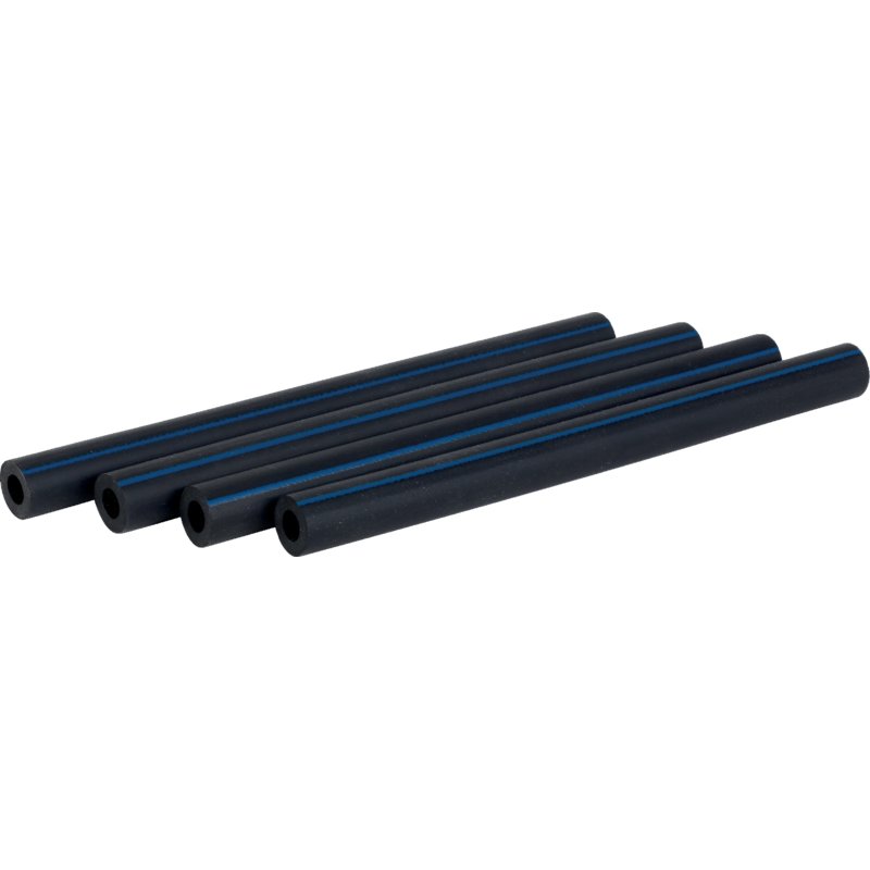 Delaval Luftschlauch-Set Gummi AD 13,5 x ID 6,5 mm, blauer Streifen, L 170 mm, 4 Stück