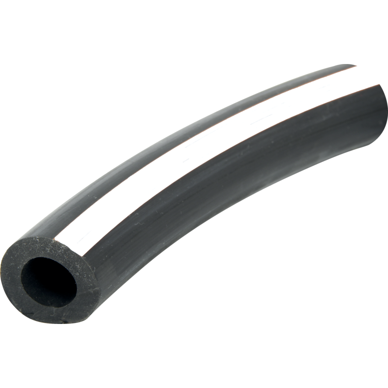 Luftschlauch Gummi AD 16 x ID 8 mm weißer Streifen, Meterware, Rollenlänge 25 m