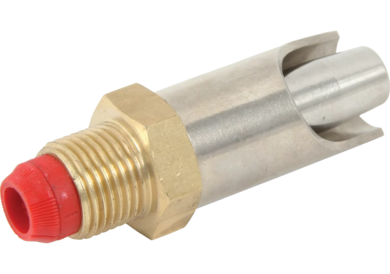 Beißnippel Messing, L 71 mm mit 15 mm Stift, AG 1/2 x 3/4 Zoll GartenShop24