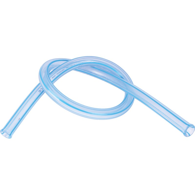 Milchschlauch PVC transparent ID 12 x L 1.000 mm gebördelt, Innendurchmesser 12 mm