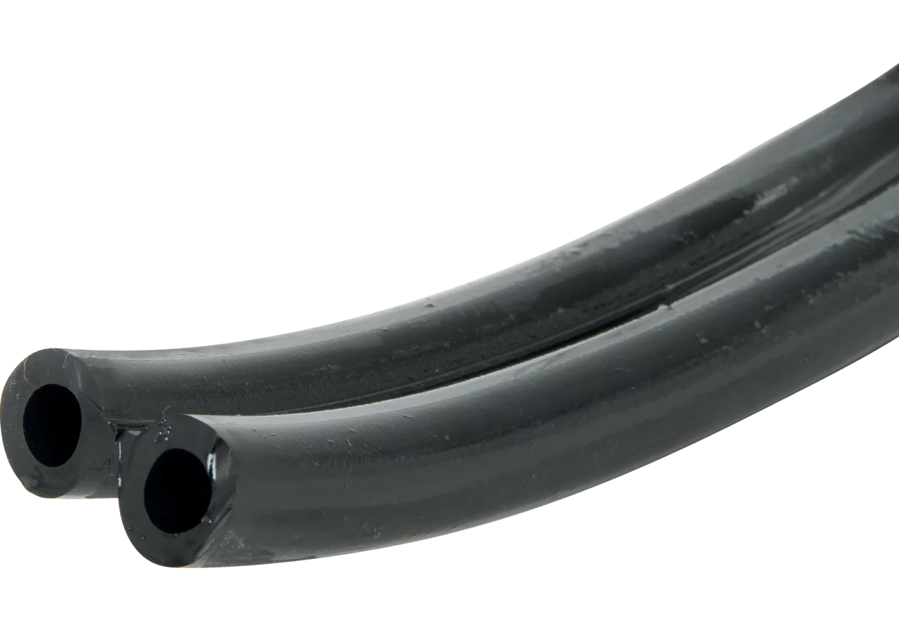 Doppelmilchschlauch Biomelker, Schwarz, ID 10 mm, Meterware GartenShop24