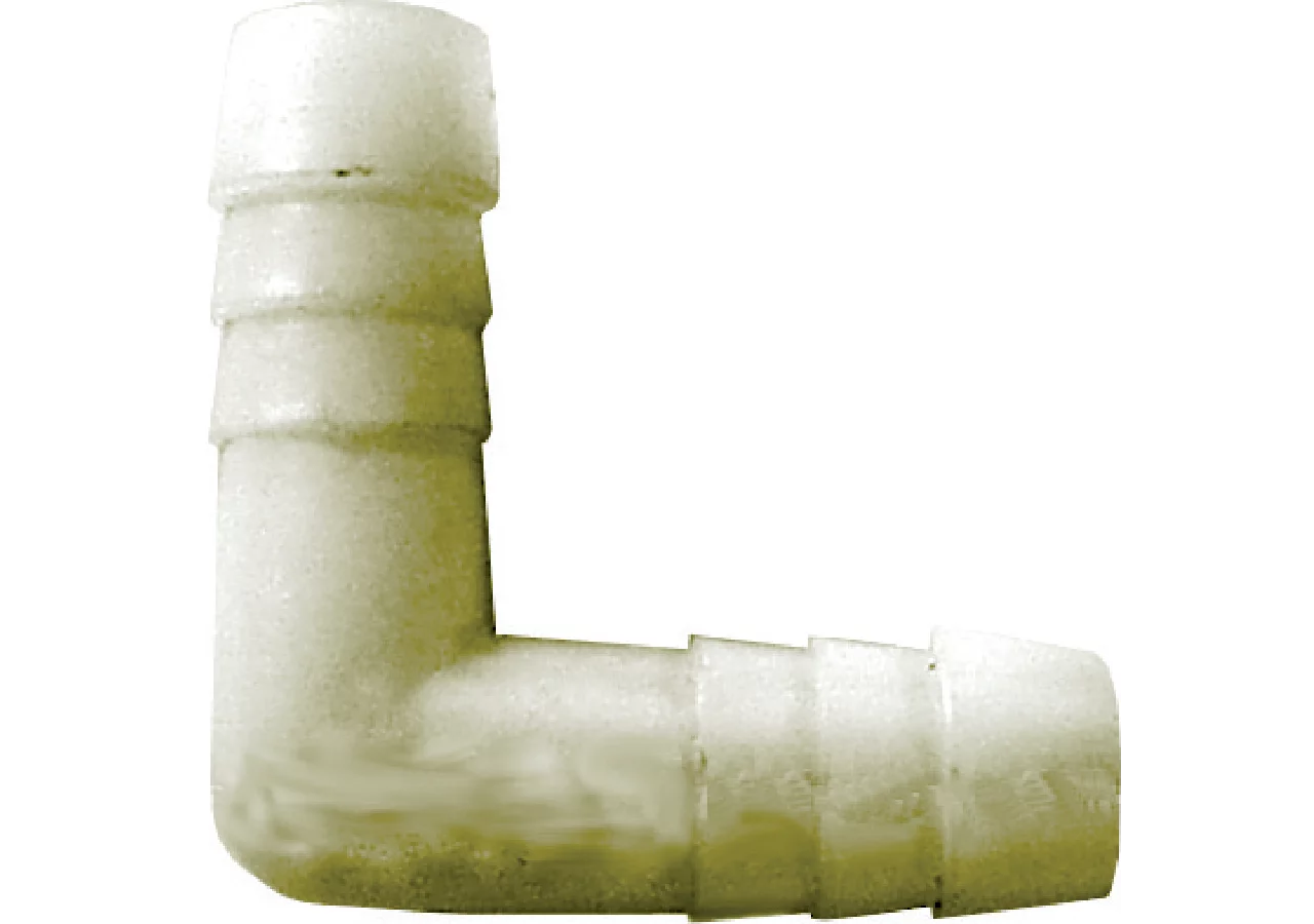 Schlauchverbinder 90 Grad, Polyethylen (PE), Baugröße 3/4 Zoll GartenShop24