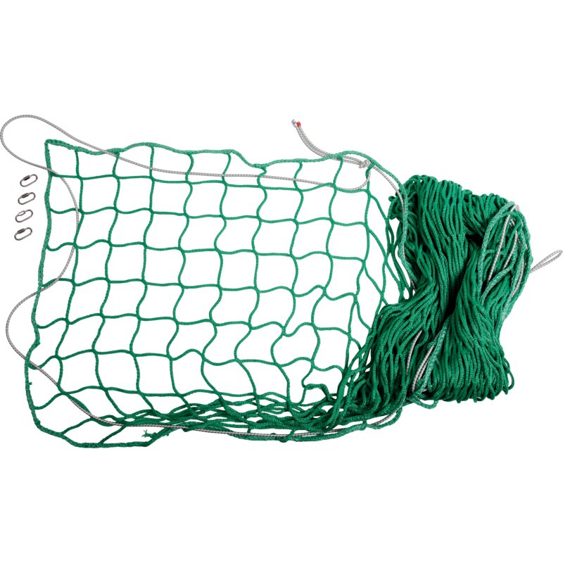 Futtersparnetz 360 x 240 cm Maschenweite 4,5 x 4,5 cm über Heuballen gespannt