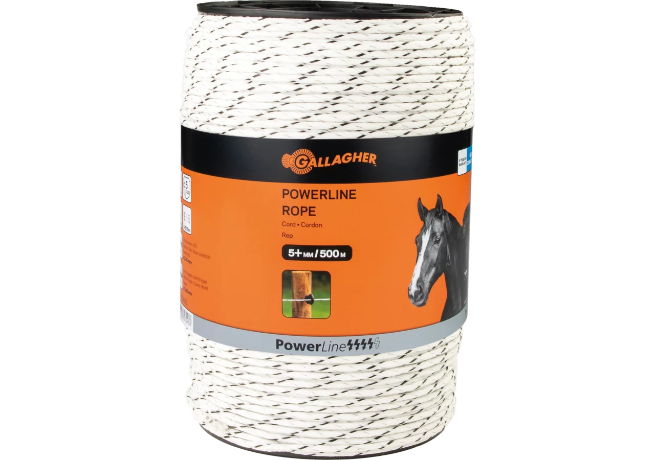Cord PowerLine, L 500 m, Weiß Gallagher 072453 Gallagher