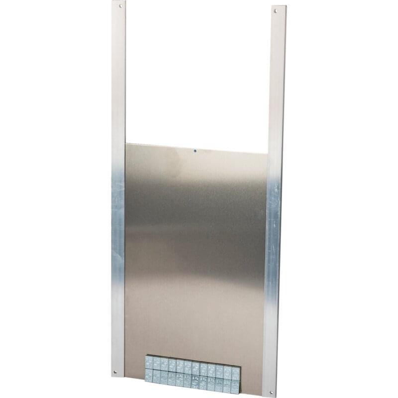 Aluminium-Schiebetür 220x330 mm 00713008 – inkl. Führungsschienen für Hühnertür GartenShop24 - Hochwertige Gartengeräte