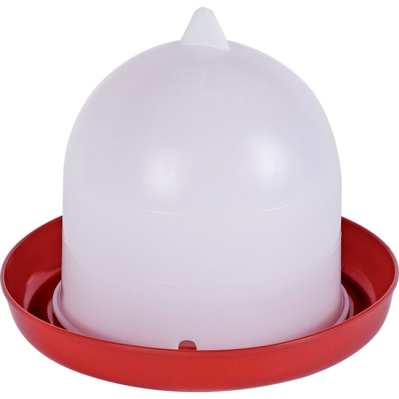 Geflügeltränke Ferdinand Stükerjürgen 3 Liter FS 10243 – Stülp-Tränke rot/weiß