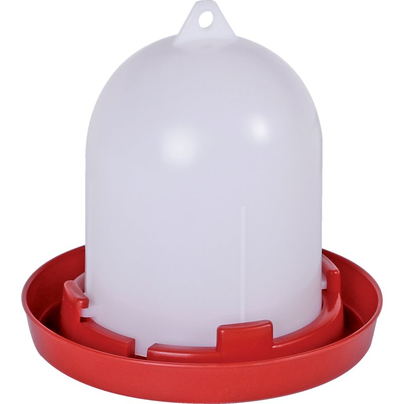Geflügeltränke Ferdinand Stükerjürgen FS 19921 – Stülp-Tränke 1,5 Liter, rot-weiß