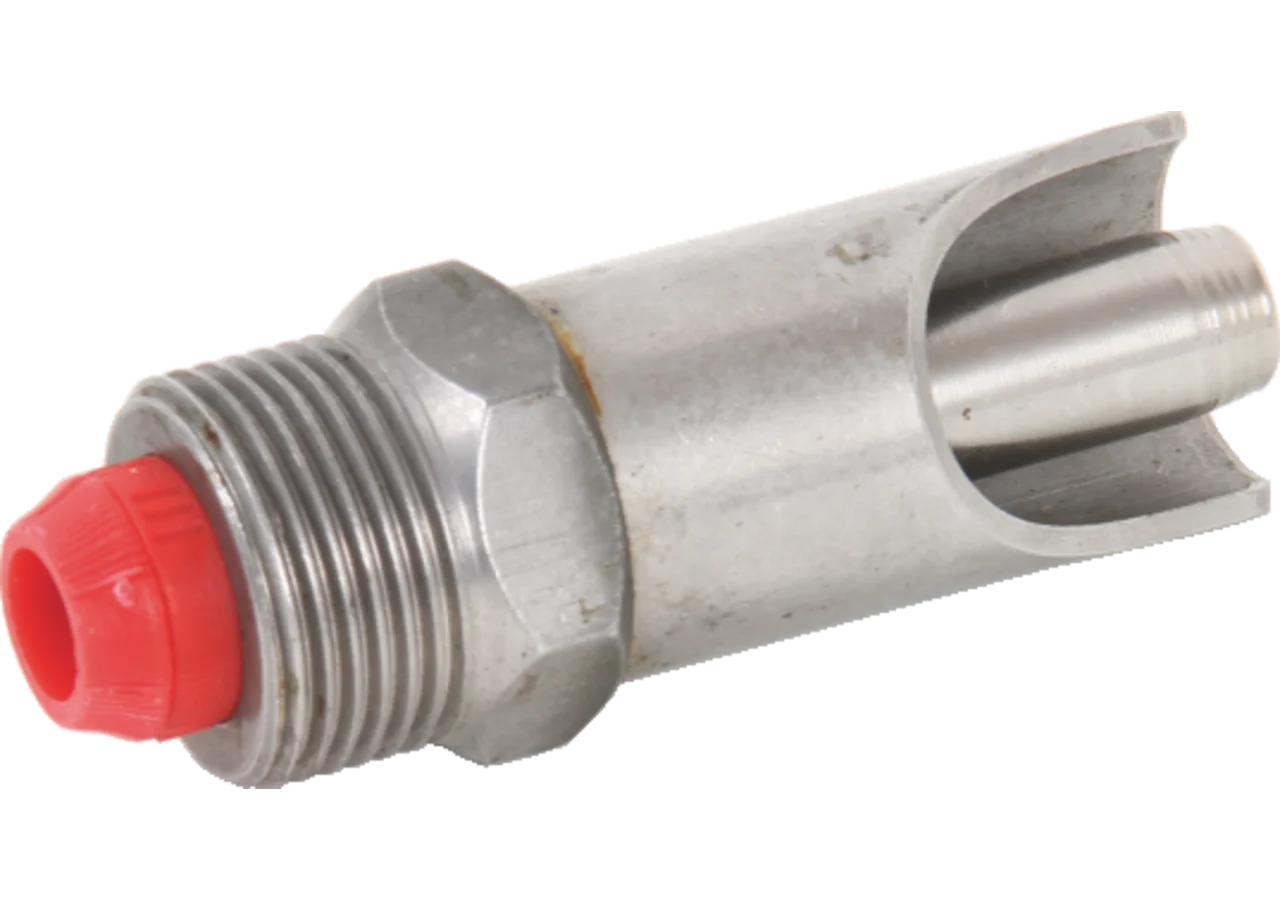 Beißnippel Edelstahl, L 76 mm mit 12 mm Stift, AG 1/2 x 3/4 Zoll GartenShop24