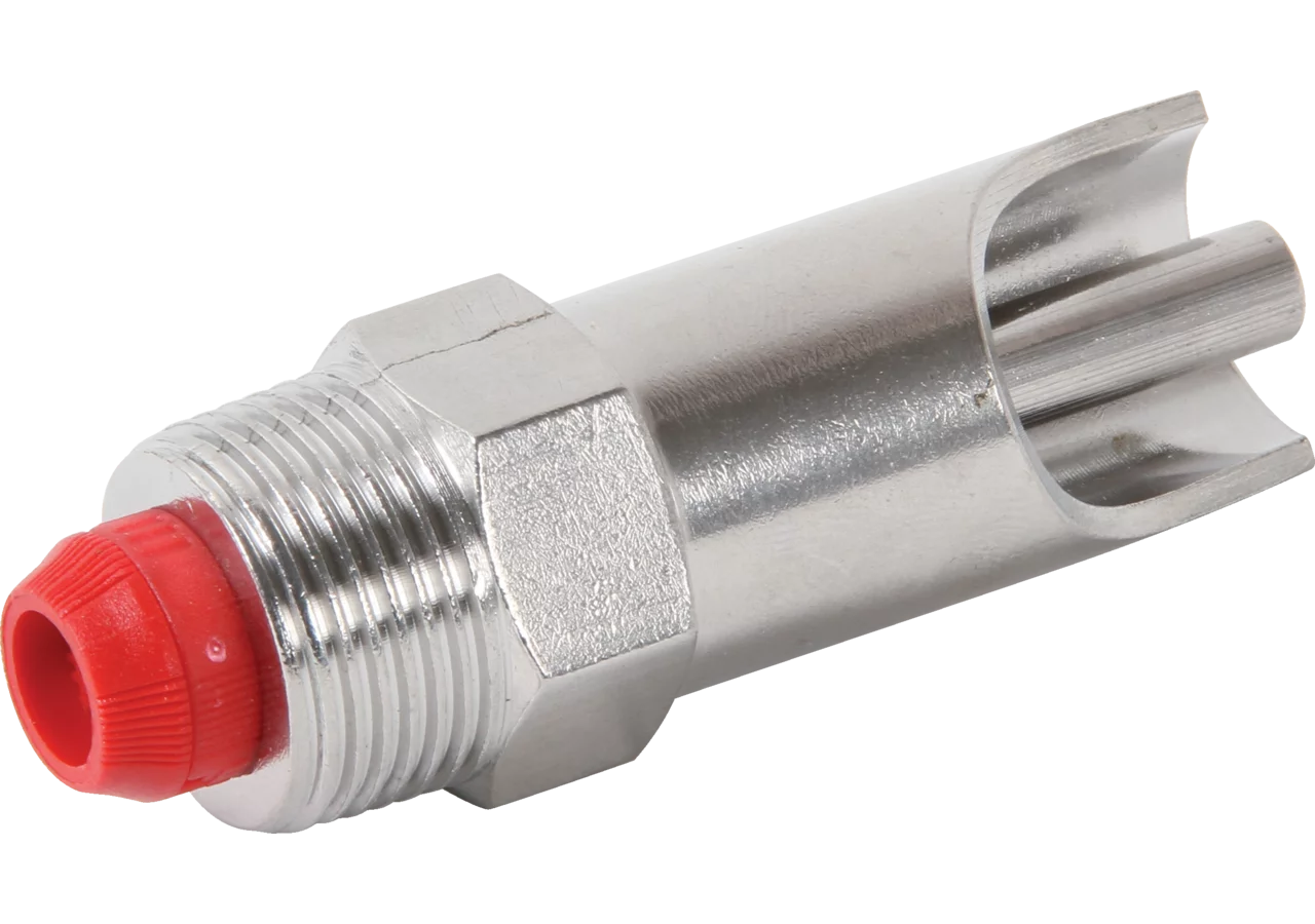 Beißnippel Edelstahl, L 82 mm mit 8 mm Stift, AG 3/4 Zoll GartenShop24