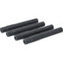 GEA Milchschlauch-Set Gummi ID 8,5/10 L 140 mm – 4 Stück schwarze Gummischläuche mit Rillen