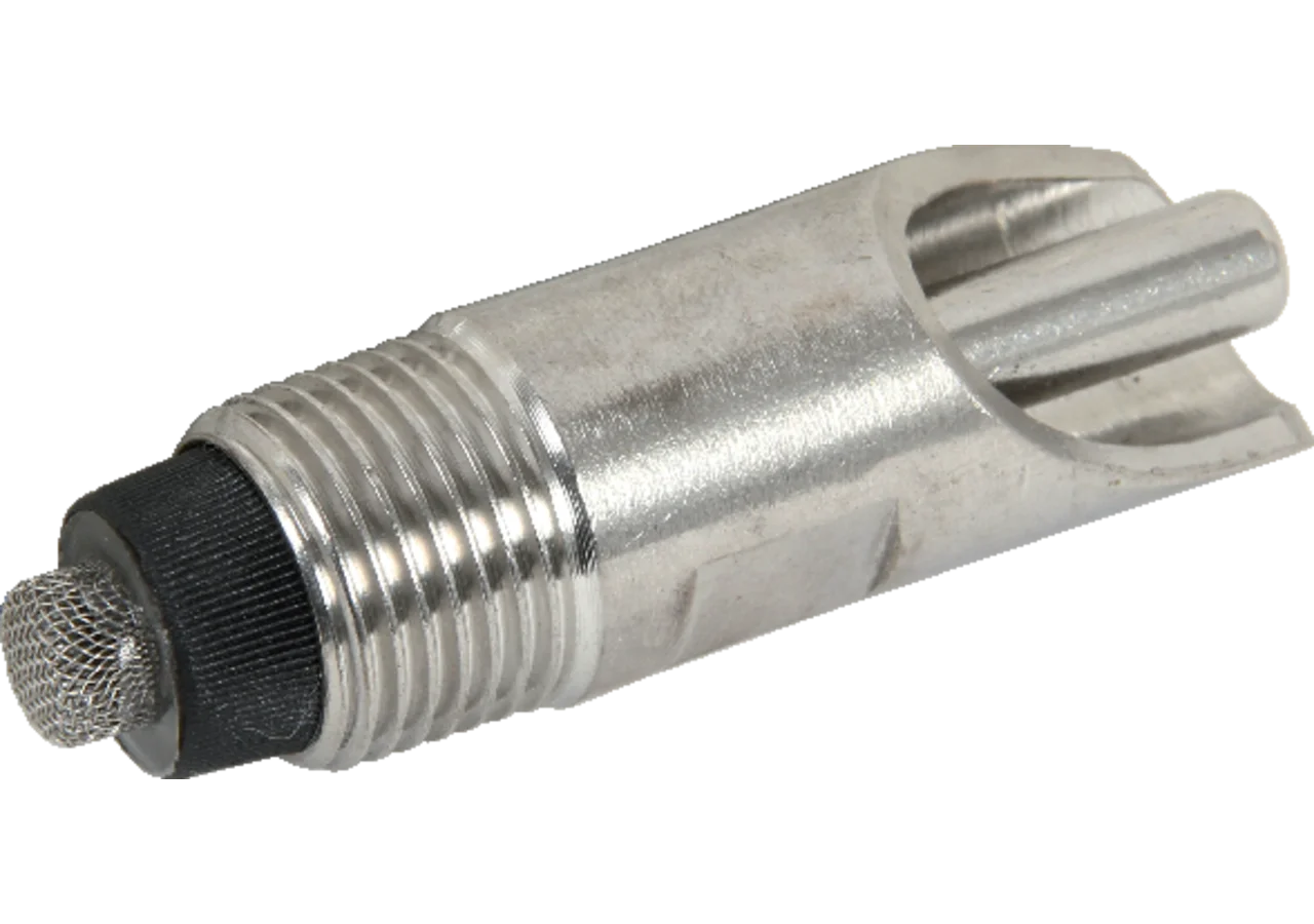 Beißnippel Edelstahl, L 77 mm mit 8 mm Stift, AG 1/2 Zoll GartenShop24