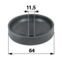 DeLaval Spülteller Gummi AD 64 mm – Original-Ersatzteil zu Spülfinger