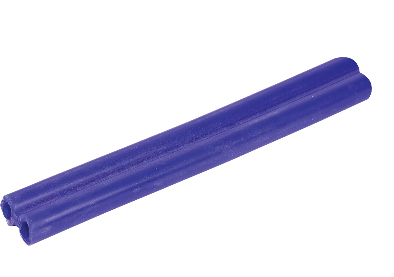 Doppelpulsschlauch Silikon, AD 14 x ID 7 mm, Blau, Meterware GartenShop24