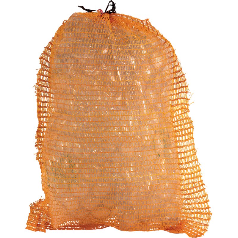 Raschelsack 31 x 50 cm, 5 kg, mit Zugband, 100 Stück – Füllgewicht: 5 kgFür Kartoffeln GartenShop24 - Hochwertige Gartengeräte