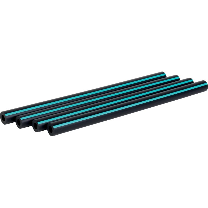 Luftschlauch-Set Gummi, AD 13 x ID 7 mm, grüner Streifen, L 230 mm GartenShop24 - Hochwertige Gartengeräte