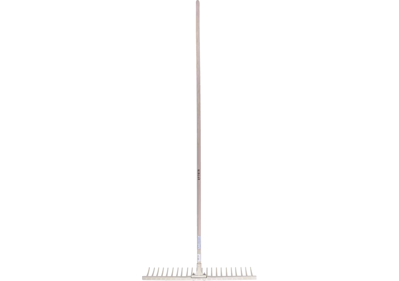 Heurechen Holz, mit 200 cm Eschenstiel, B 80 cm, 22 Kunststoffzinken Offner Offner