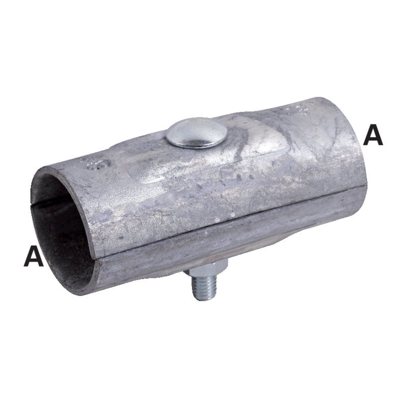 Rohrverbinder 2 Zoll 60 mm Klemmschraube M12 x 80 mm als Ersatzteil für Rohrsysteme